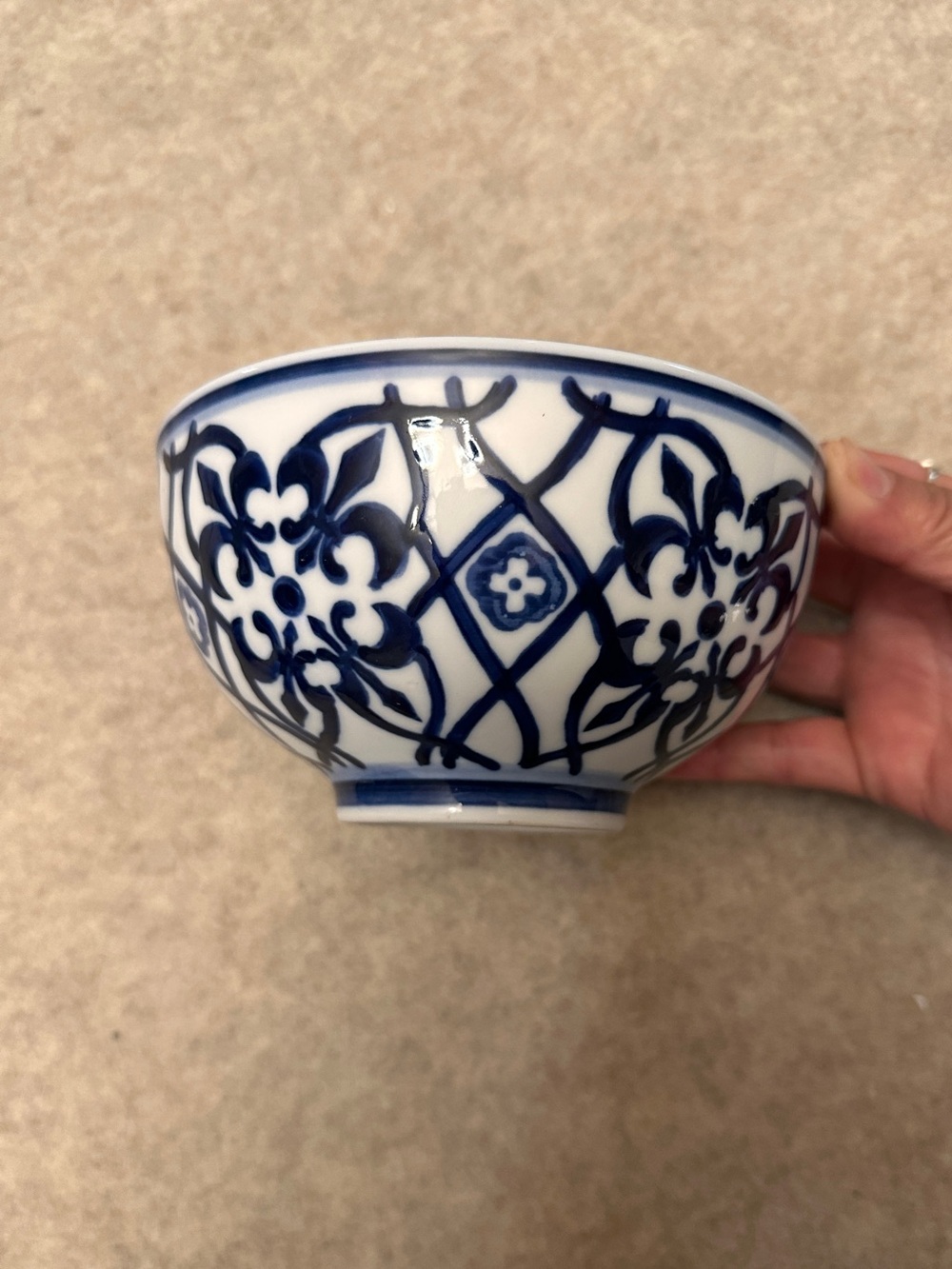 Target Home Catalina Medallion Cobalt Blue and White Porcelain Replacement Bowl